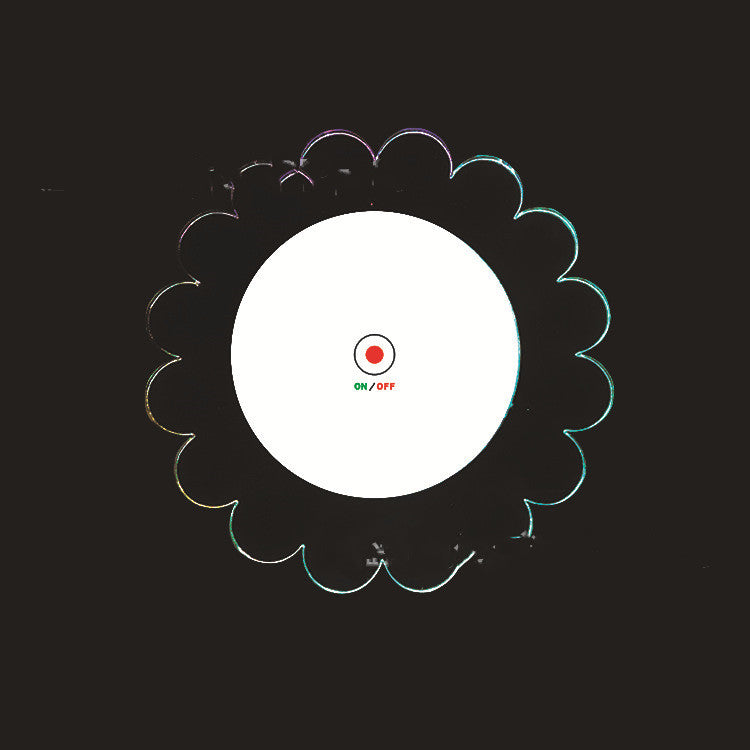 LED Glow Coaster Acrylic Crystal Emitting Luminous Bar Cocktail Mug