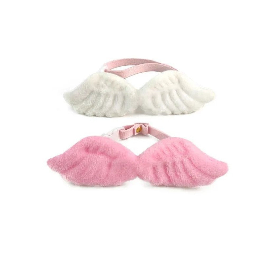 New Cat Specific Pet White Collar Angel Wing Accessories