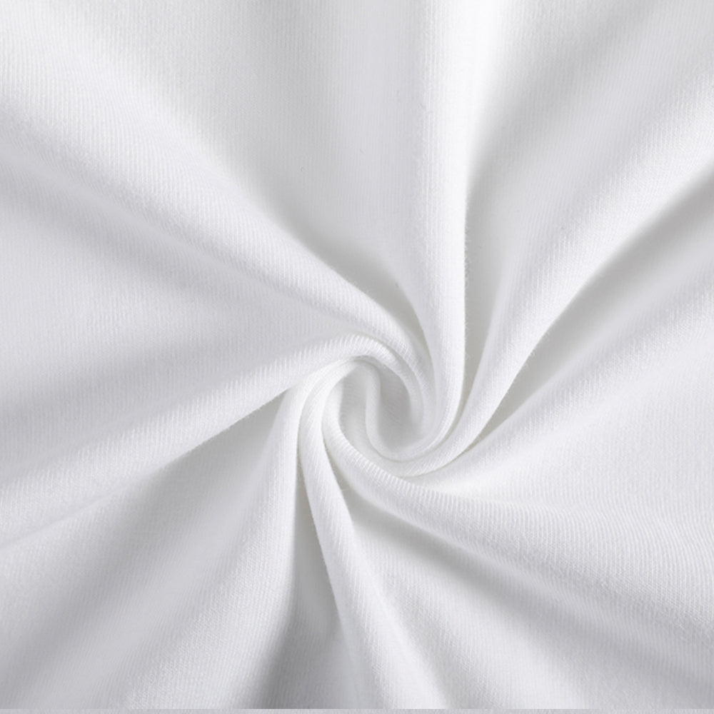 Funny Letter Printed Round Neck Women's T-shirt