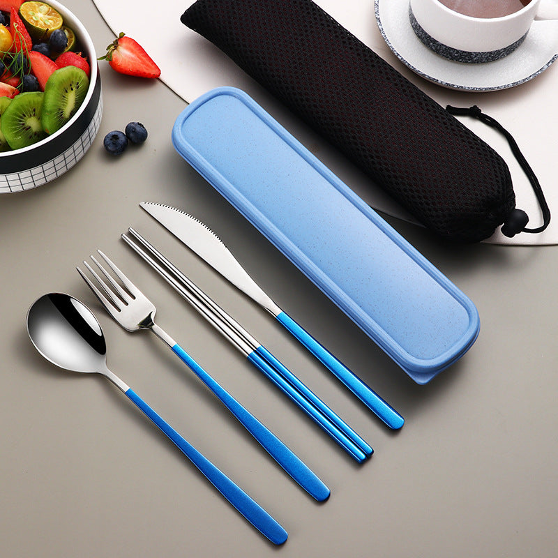 304 Dinnerware Set Flatware Kitchen Accessories Camping Travel Sets
